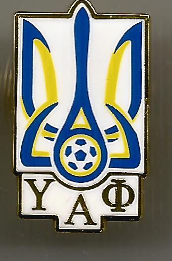 Badge Football Association Ucraine white New Logo